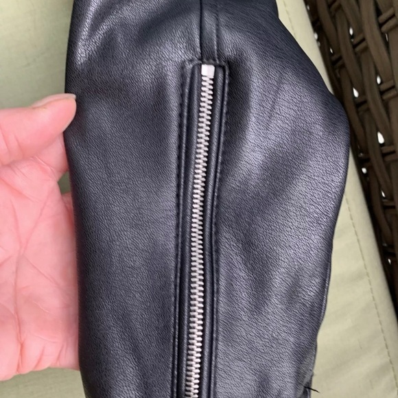 New Amisu Fox leather jacket size 4 - Picture 8 of 9